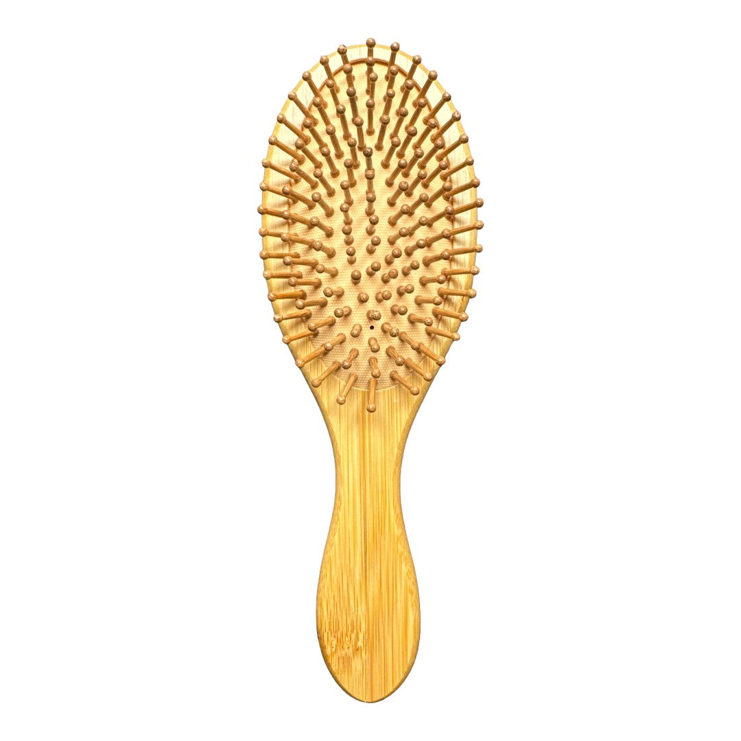 Cepillo Bambu Ovalado Liso