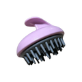 DL STORE Masajeador de cuero cabelludo de silicona lavanda para crecimiento del cabello, mango ergonómico, cerdas flexibles.